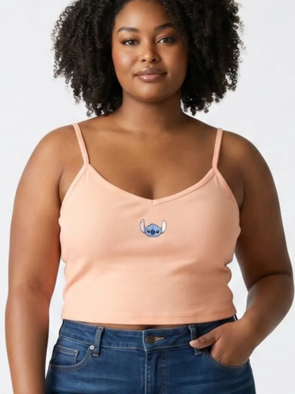 Disney Stitch Tank Top & Matching Cardigan Set Size (XL)